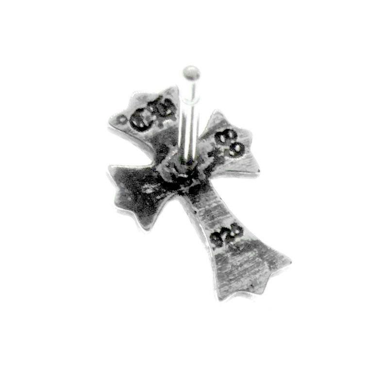 クロムハーツCH CRSS 2 FAT CHクロスファットスタッド ピアス1個 CHROME HEARTS CH Cross Fat【クロムハーツ】＃2 CHクロス