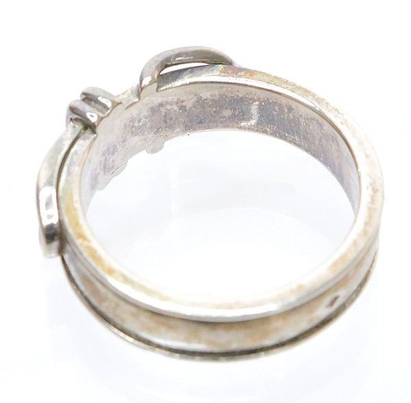 広尾店】エルメス HERMES サンチュールリング シルバー SV925 約3.9g  