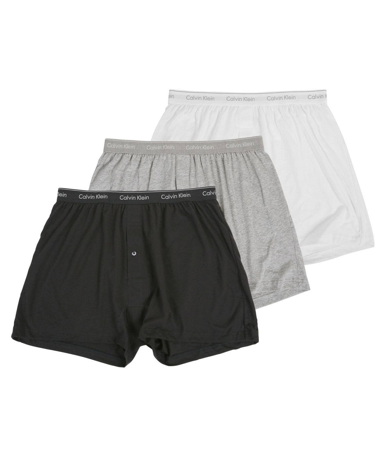 ♥ 並行輸入 Calvin Klein カルバンクライン 下着 3枚セット Cotton Classic Knit メンズ トランクス 510248 2.ブラックマルチセット