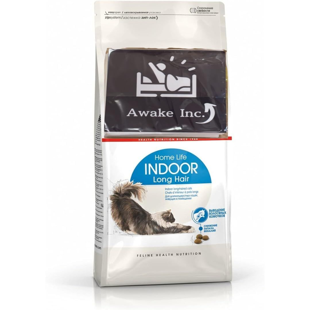 ロイヤルカナン インドア ロングヘアー 4kg / 室内で生活する長毛の成猫用（生後12ヵ月齢から7歳まで） / ジッパー有り 10kg ペット用品、生き物 まとめ買いでお得！ロイヤルカナン FHN