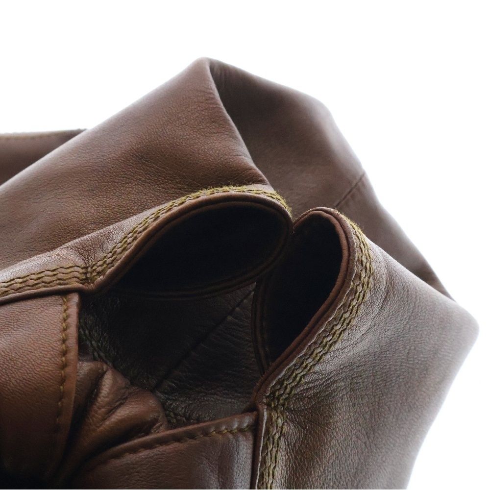 LOEWE (ロエベ) アナグラム ハンドバッグ ブラウン ナッパレザー