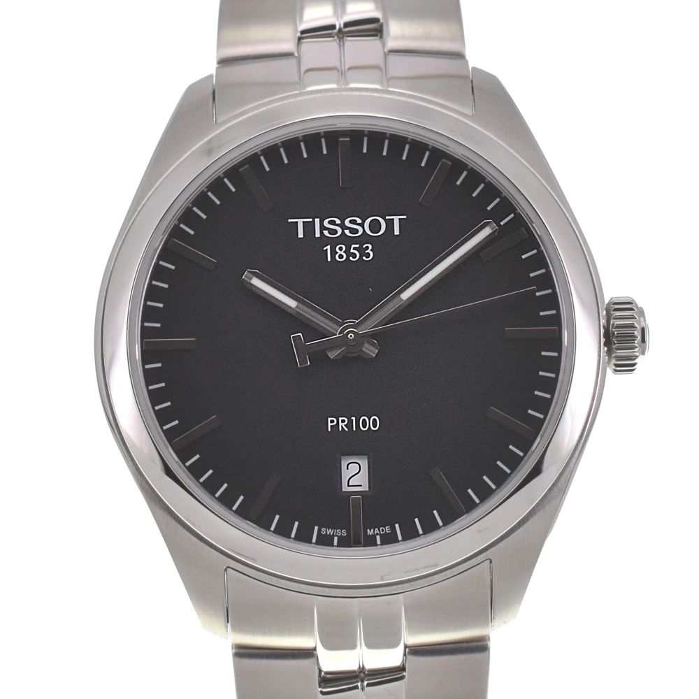 ティソ TISSOT T101.410.11.051.00 PR100 デイト クォーツ メンズ き G 139526