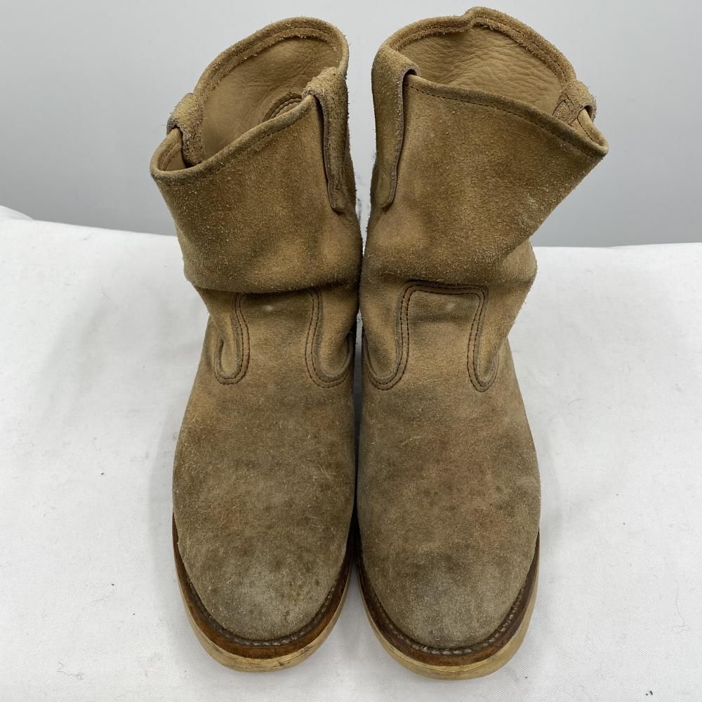 中古】RED WING 8168 ペコスブーツ サイズ7E 25cm程度 ベージュ レッドウィング[17] - メルカリ