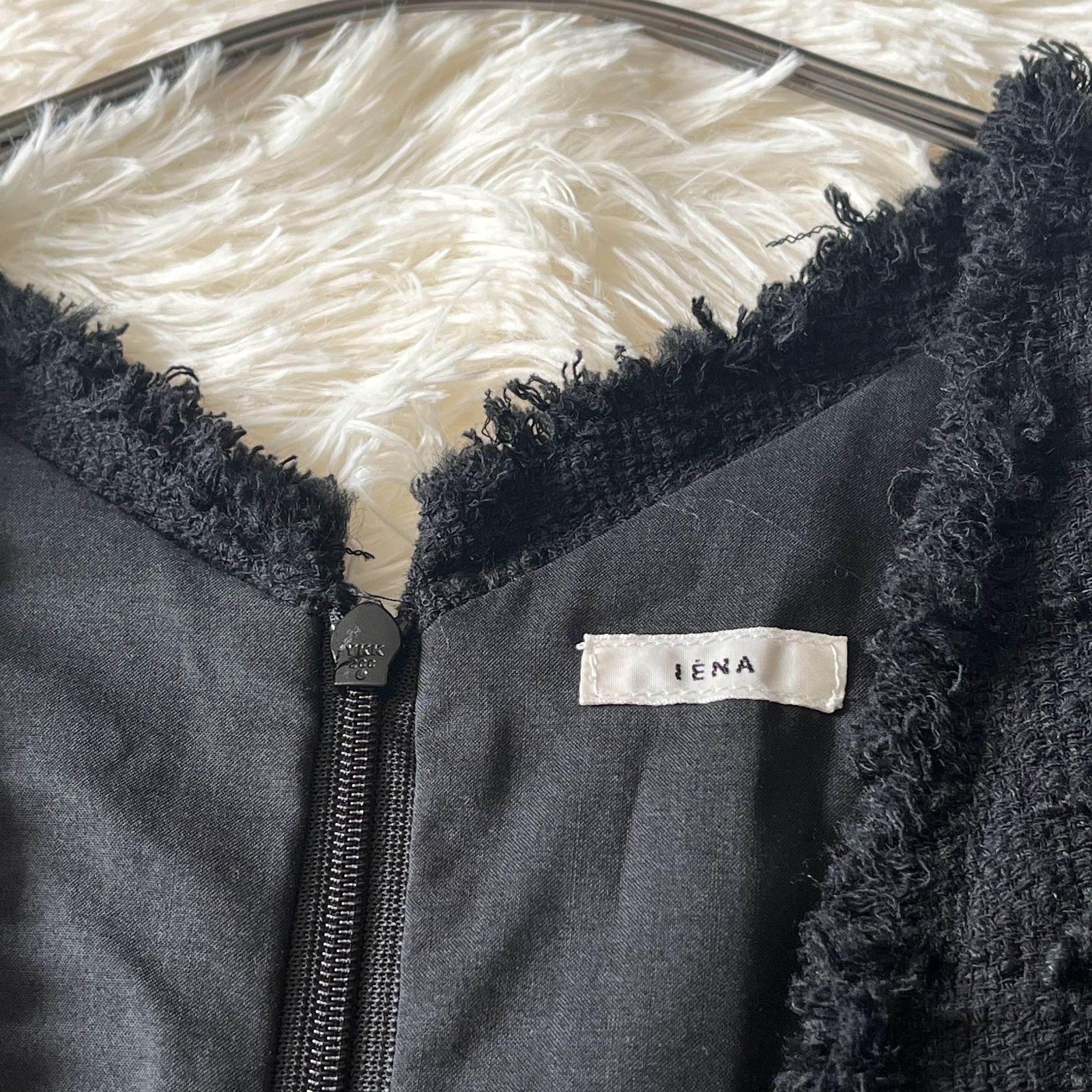 IENA イエナ BLACK TWEED オールインワン サロペット 黒 36 S M - メルカリ