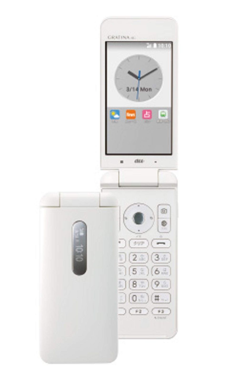 KYOCERA au GRATINA 4G KYF31 White 