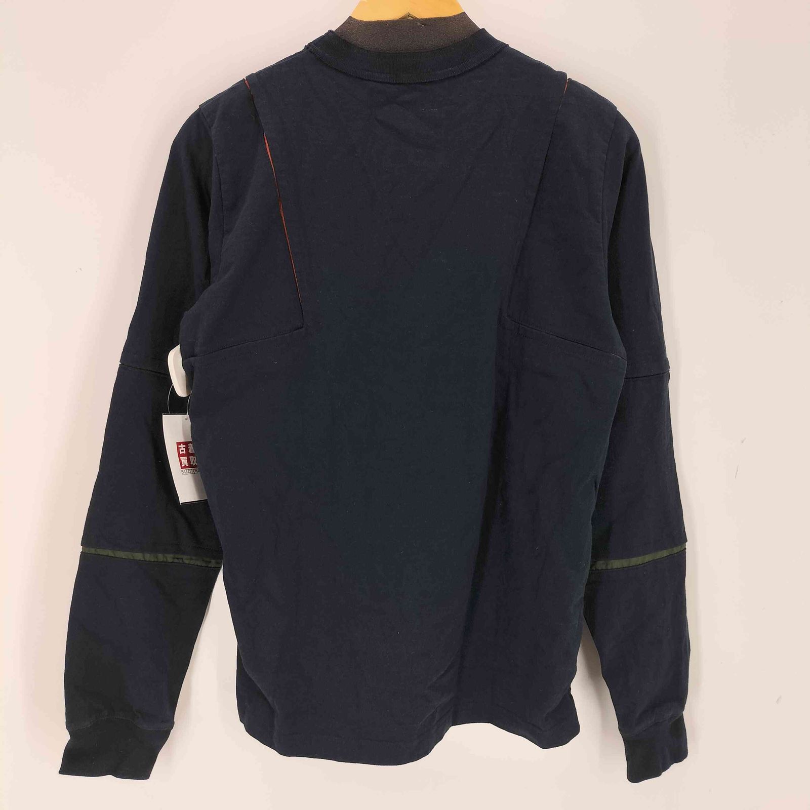 【美品】sacai REBUILD ZIP POCKET T-SHIRT sacai MEN'S サカイ REBUILD ZIP POCKET COTTON L/S T-SHIRT 21