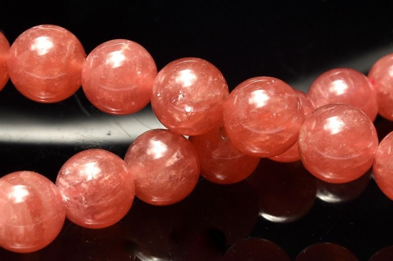１点物 AA アルゼンチン産 インカローズ 8mm ブレスレット パワーストーン 天然石 _MA8799