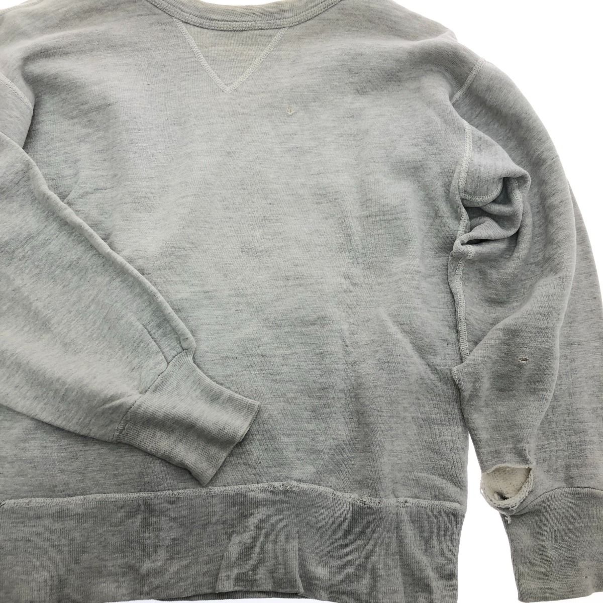 □□50s スウェット 貼り付け前Vガゼットスウェット SIZE 不明 古着 
