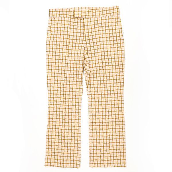MARNI スラックス パンツ チェック柄 千鳥格子 センタープリーツ  