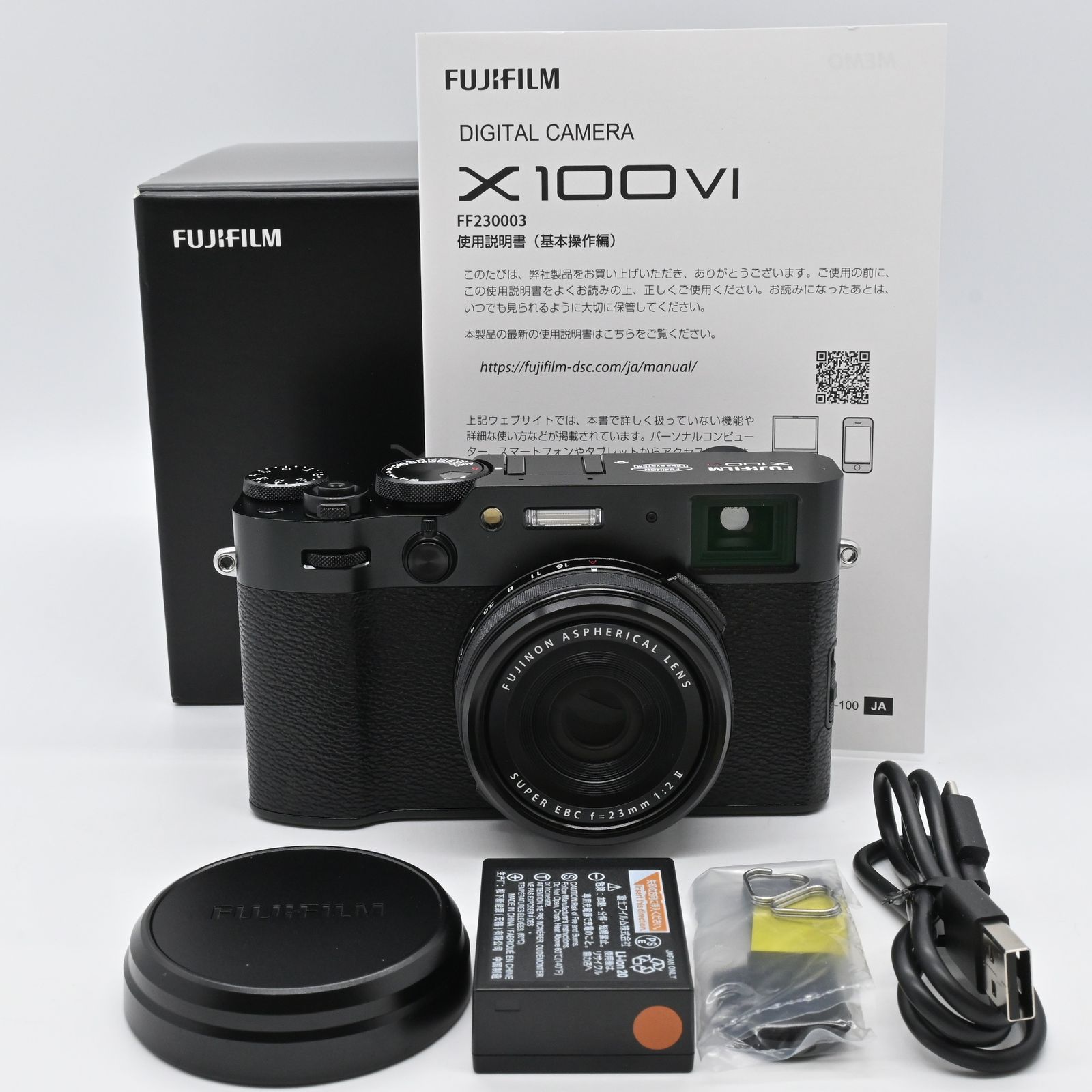 ☆極上品☆FUJIFILM X100VI ブラック ショット数 1448回 - メルカリ