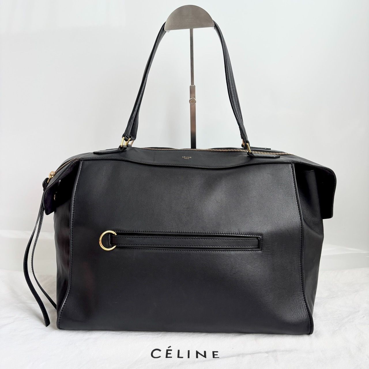 セリーヌ リング スモール レザー トートバッグ CELINEセリーヌ スモール リングバッグ ハンドバッグ トート