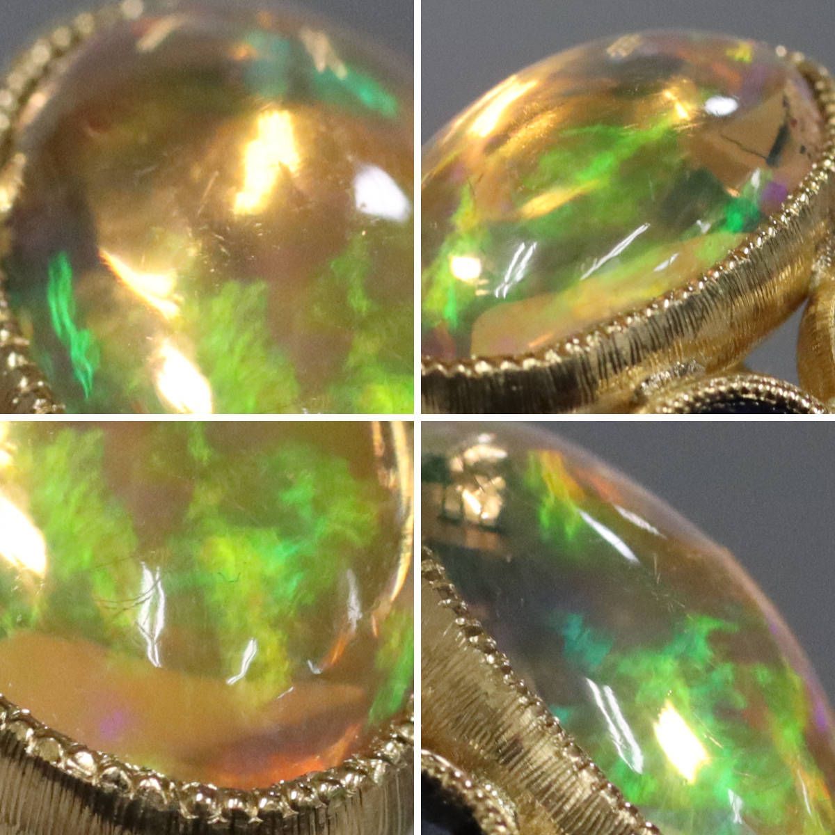 K18ウォーターオパールダイヤモンドリング WO2.85 5.8g #12 - メルカリ 