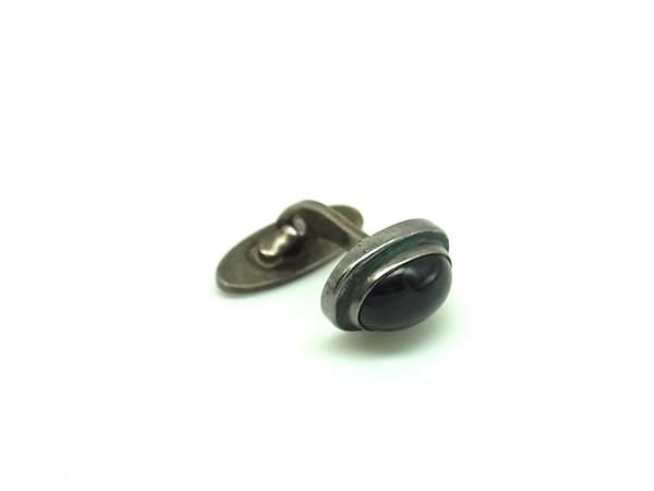 カフリンクス【片方】 GEORG JENSEN ジョージ ジェンセン SV925 ✕オニキス 片方のみ