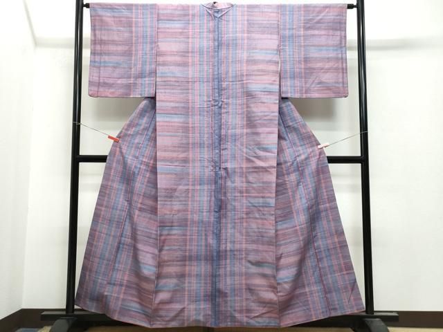 平和屋着物▽上質な紬 単衣 茶道具 正絹 逸品 DAAT3635fe （平和屋着物  