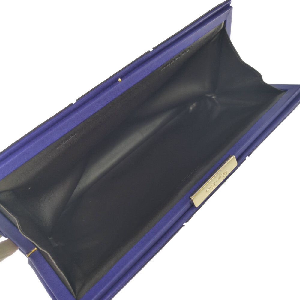 Roger Vivier ロジェヴィヴィエ スエード クラッチバッグ パープル 翌日配送可 ♀ A レディース 592152 DECORATOM_COM_BR