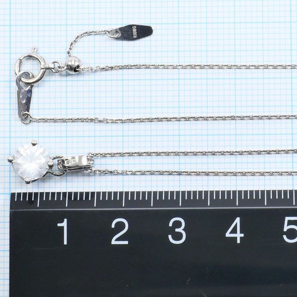 K18WG ネックレス