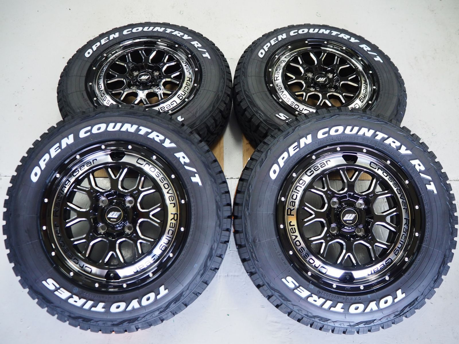 即納 ゴツゴツ系 リフトアップ WORK CRAG CKV 14inch 4.5J 4-100 +45 TOYO オープンカントリーR/T  165/80R14 ハイゼット - メルカリ