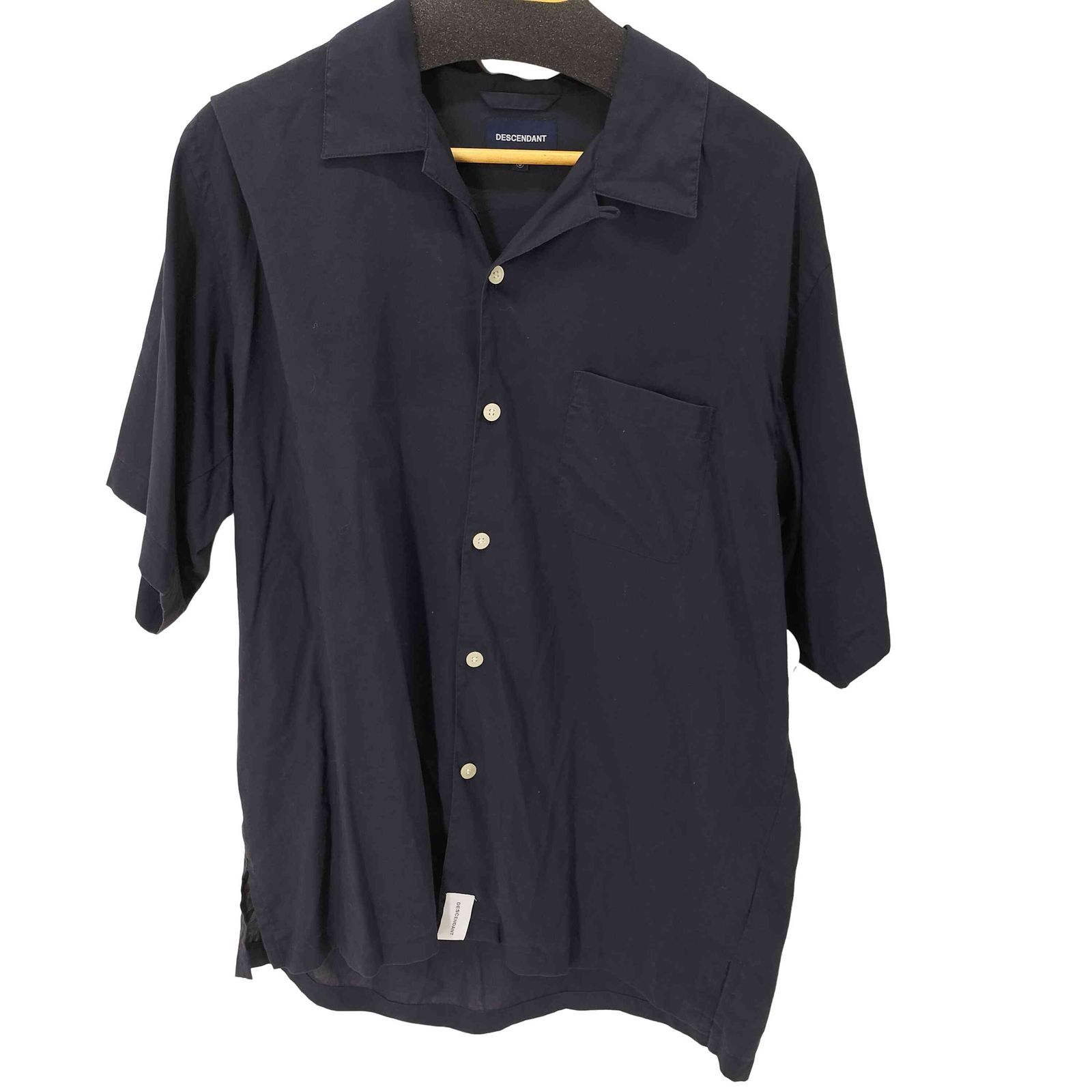 ディセンダント DESCENDANT 21SS ACHIEVE RAYON SS SHIRT Ce jour est toi 開襟S/Sシャツ メンズ JPN：3 