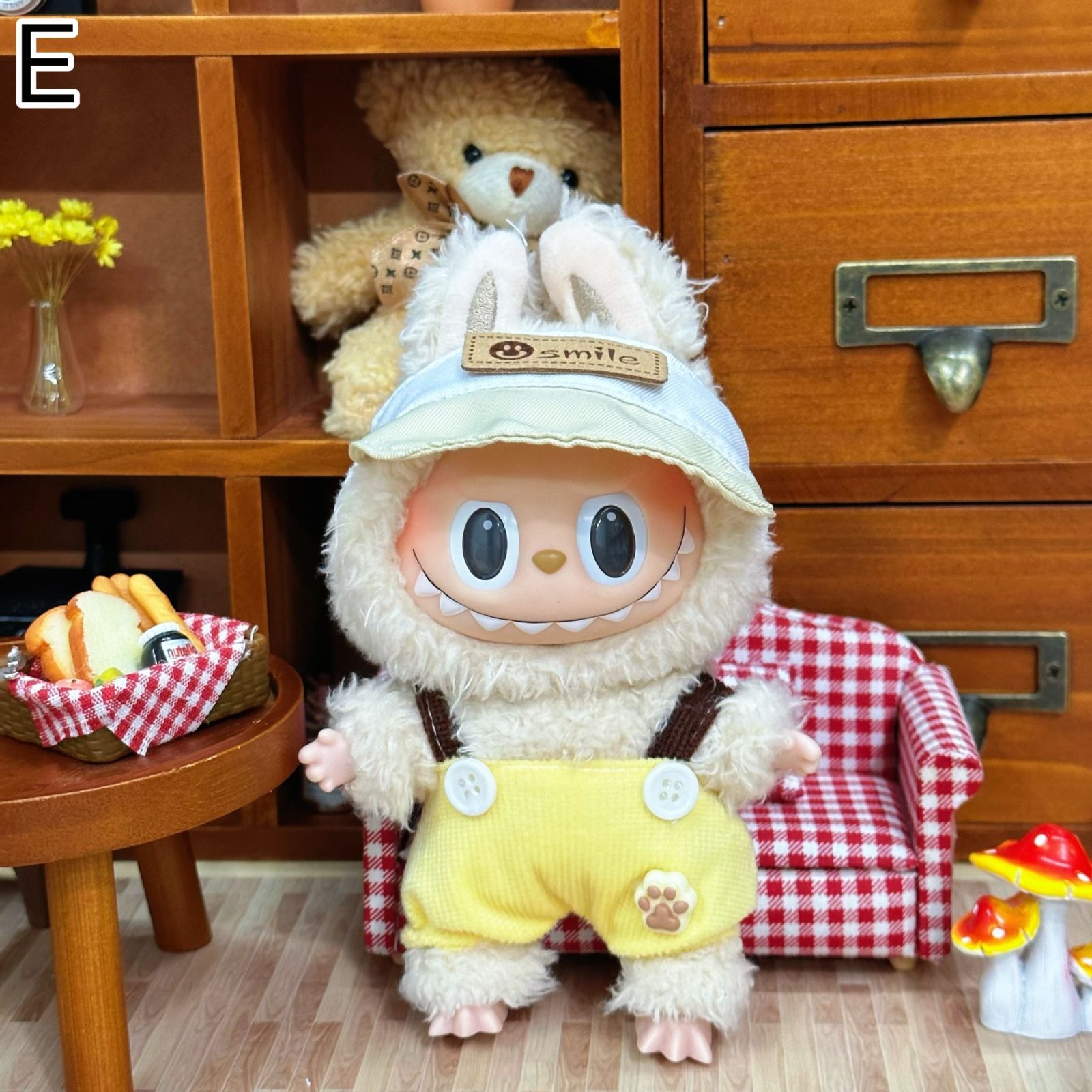 LABUBU 17cm 15cm 　ぬい服　着せ替え服（服のみ）2セット LABUBU 17cm 15cm ぬい服 着せ替え服（服のみ）コスチューム
