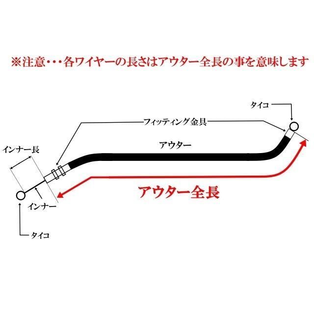 バリオス250 1型 A1～A4用　ブラックワイヤーセット　日本製