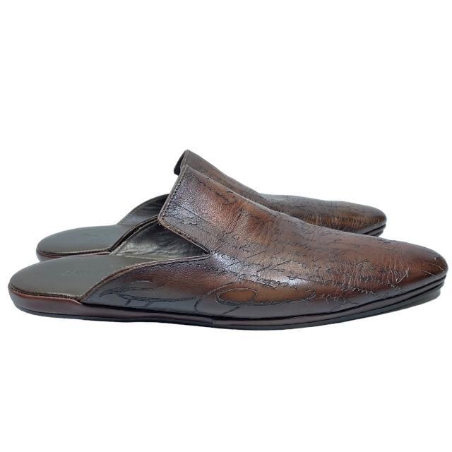 ベルルッティ　サンダル　カリグラフィー 美品○Berluti ベルルッティ サイラス オマーン レザー