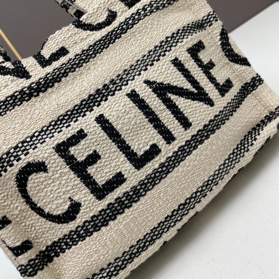 翌日発送 CELINE セリーヌ スモールカバタイス テキスタイル ハンド 