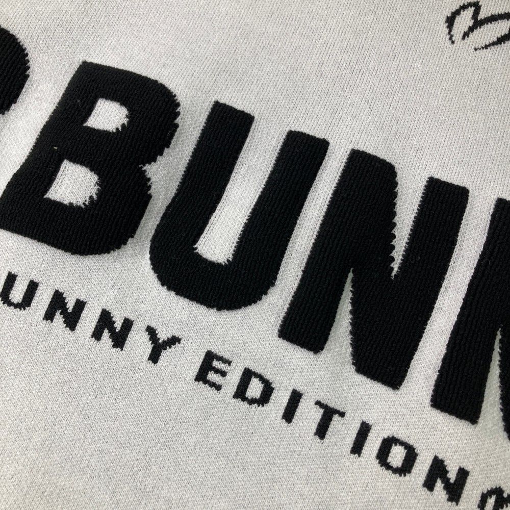 サイズ：4 MASTER BUNNY EDITION マスターバニーエディション 2024年モデル 天竺+ジャガード+パイル ニットセーター  ホワイト系 [240101383058] ゴルフウェア メンズ ストスト サイズ：4 MASTER BUNNY EDITION マスターバニーエディション