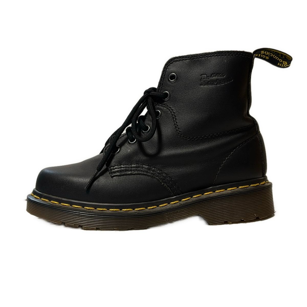 Dr.Martens ドクターマーチン ショートブーツ 4 レディース - 黒 6ホール レザー