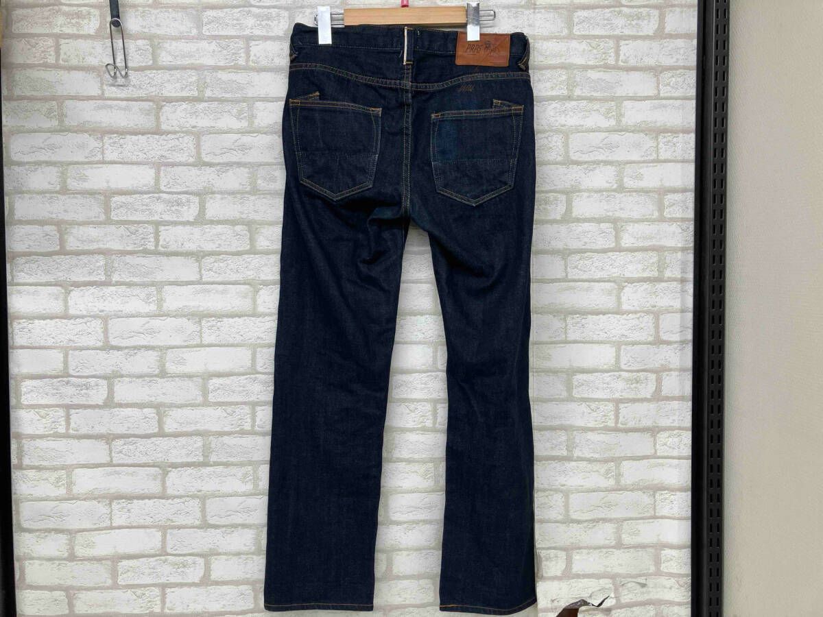 PRPS デニムパンツ ダメージ加工 濃紺 33インチ PRPSデニム ジーンズ 33インチ PRPS デニムパンツ ダメージ加工 濃紺