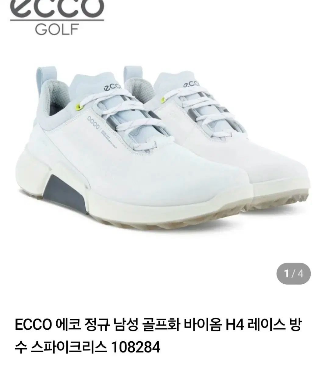 Ecco エコー ゴルフシューズ バイオム H4 白 メンズ