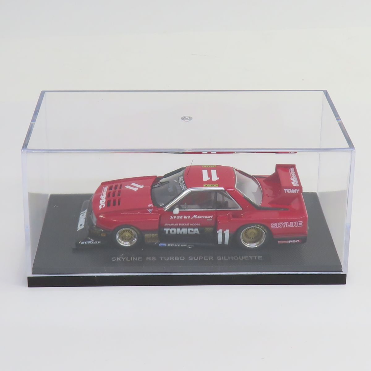 エブロ　トミカスカイラインシルエット1982 エブロ 1/43 トミカ スカイライン シルエット 1982 レッド