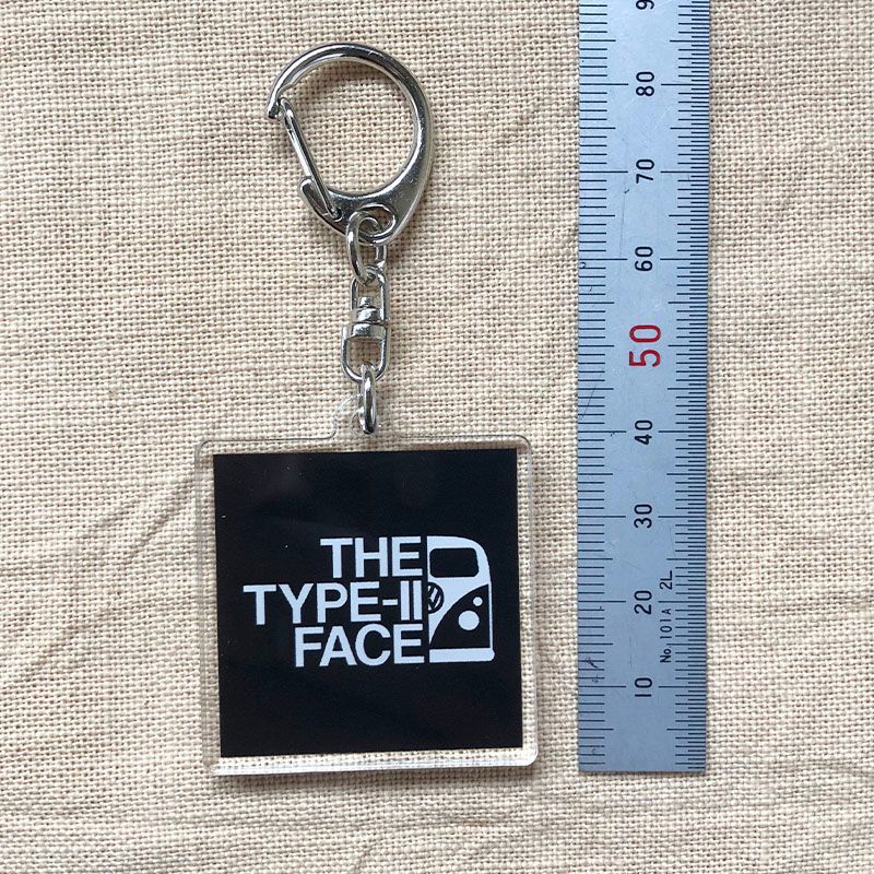 空冷VW アクリルキーホルダー Type-2 ワーゲン バス アーリー Volkswagen EMPI FLAT4