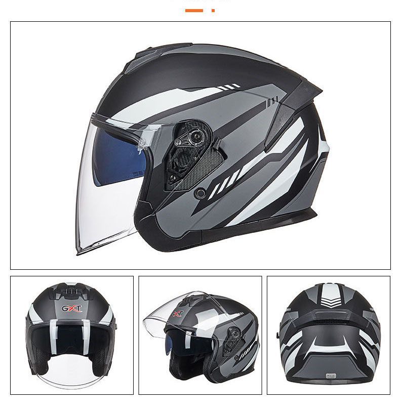 ハーフヘルメット ジェットヘルメットバイクヘルメット 耐衝撃性 半帽ヘルメット1