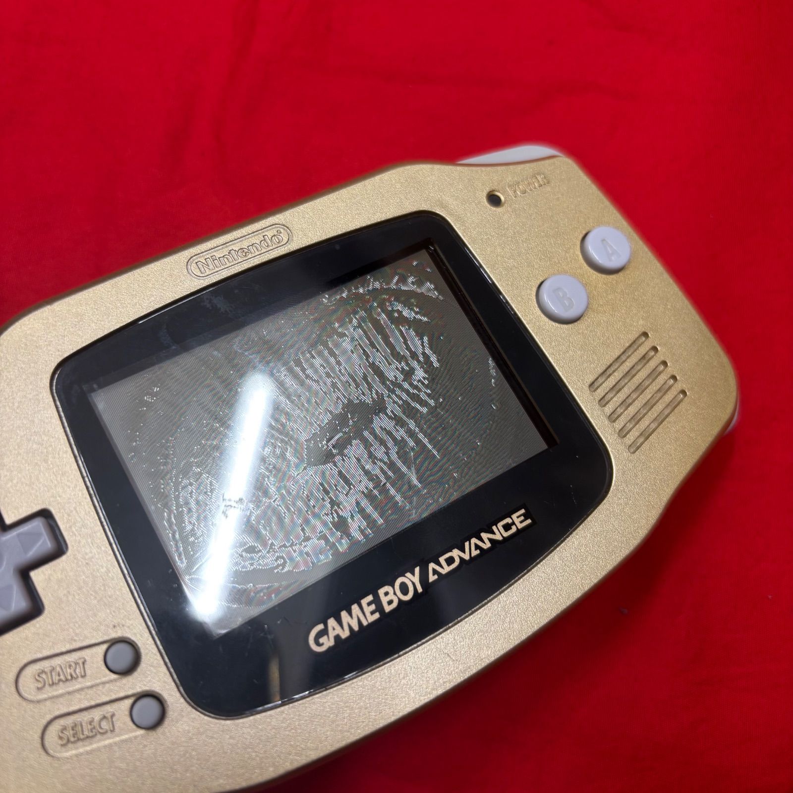 ゲームボーイ アドバンス 本体 ゴールド 金色 GAMEBOY ADVANCE