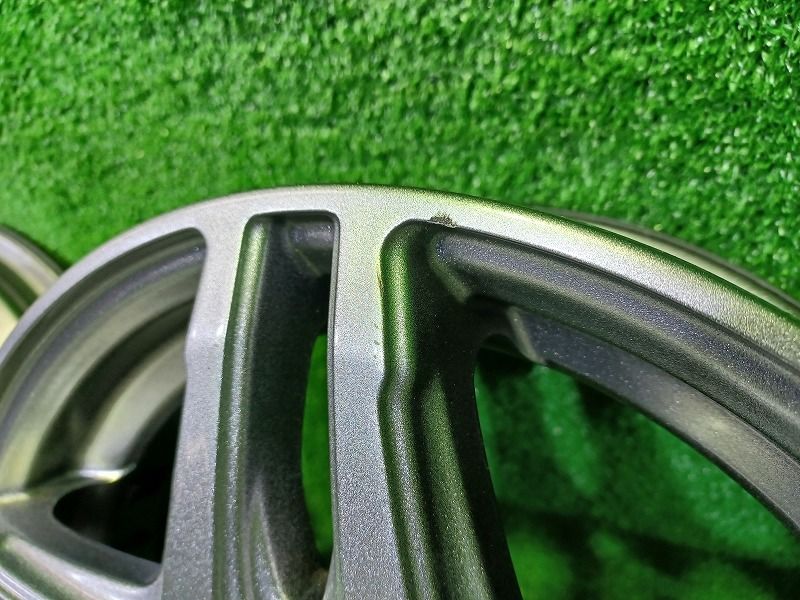 社外 ホットスタッフ ヴァーレン ｴﾌﾞﾘｨﾜｺﾞﾝ ホイール アルミ ガンメタ 12インチ 3.5B 4穴 4本 100 45