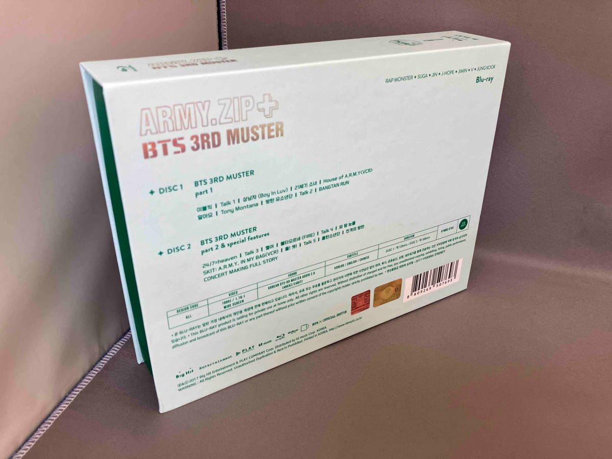 輸入版】ARMY.ZIP+ BTS 3RD MUSTER(限定版)(Blu-ray Disc) - メルカリ