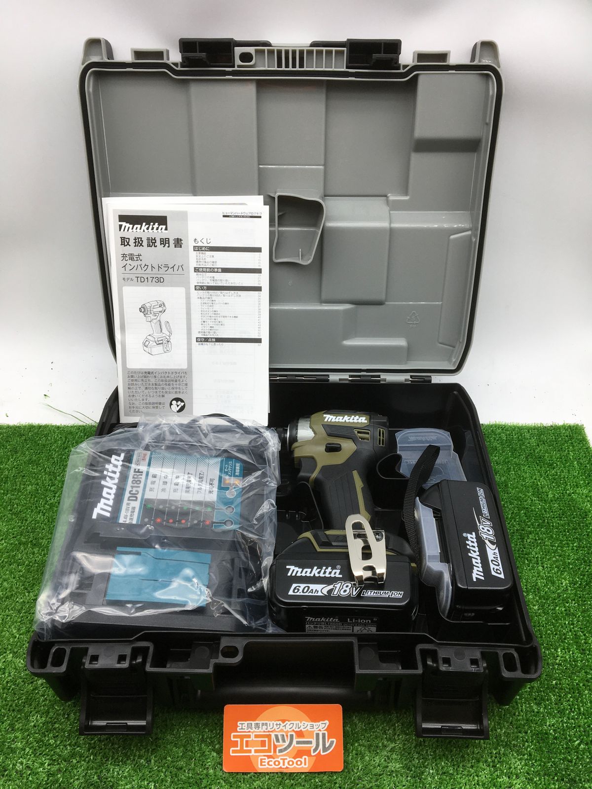 【領収書発行可】Makita/マキタ 18v充電式インパクトドライバ TD173DRGXO[オリーブ/Olive] [ITTE2HD92RLU][エコツール半田店]