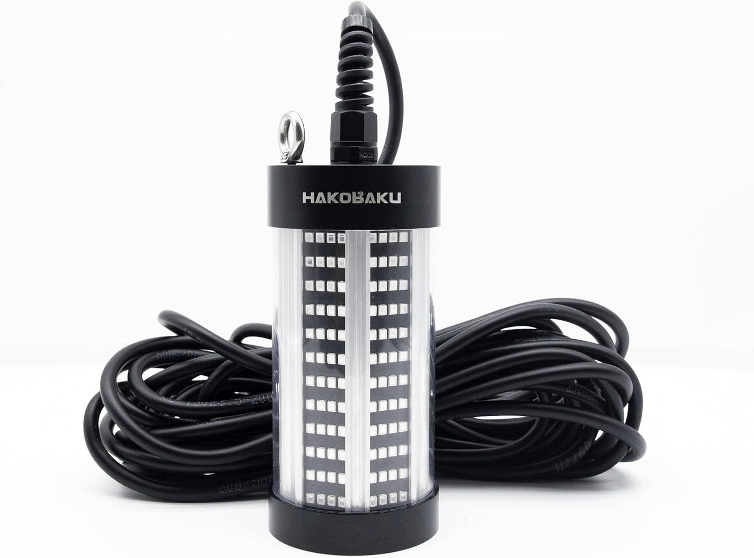 HAKOBAKU 集魚灯 調光機能付き 10w|70w 明るさ調光 水中 強力 LED 堤防 船アジ イカ タチウオ釣り 集魚ライト 7M|8Mケーブル USB5V 12v 24v 48v 対応 高輝度 緑色 DC12～60V