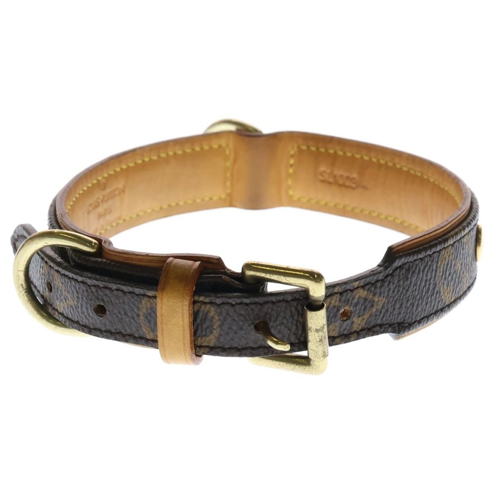 良品 ルイヴィトン 首輪 ドッグ・カラー 中型犬 ペット コリエバクスターMM LOUIS VUITTON (ルイヴィトン) モノグラム コリエ バクスターMM