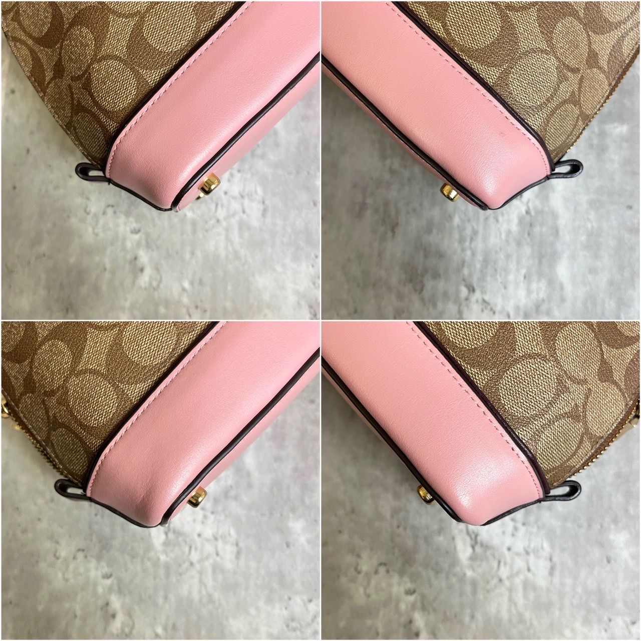 ✨極美品✨ COACH コーチ 2way ショルダーバッグ トートバッグ ドーム 