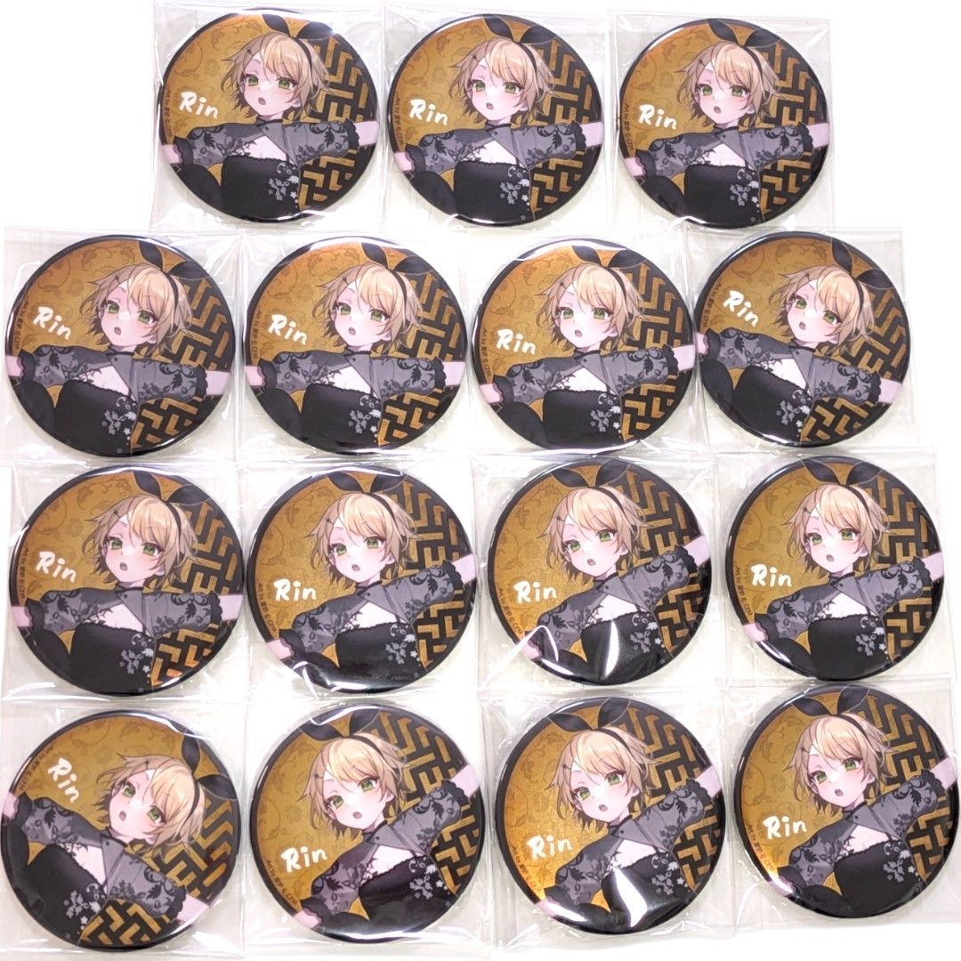 鏡音リン 39Culture チャイナ 缶バッジ 24点セット 新品未使用 送料無料 24時間以内発送 未使用 鏡音リン 30点セット 39culture