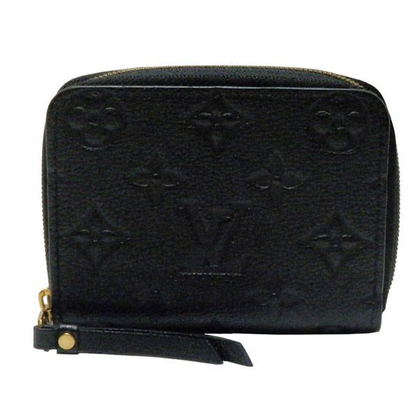 ルイ ヴィトン LOUIS VUITTON モノグラムアンプラント コインケース ジッピーコインパース M60574 ノワール ブラック