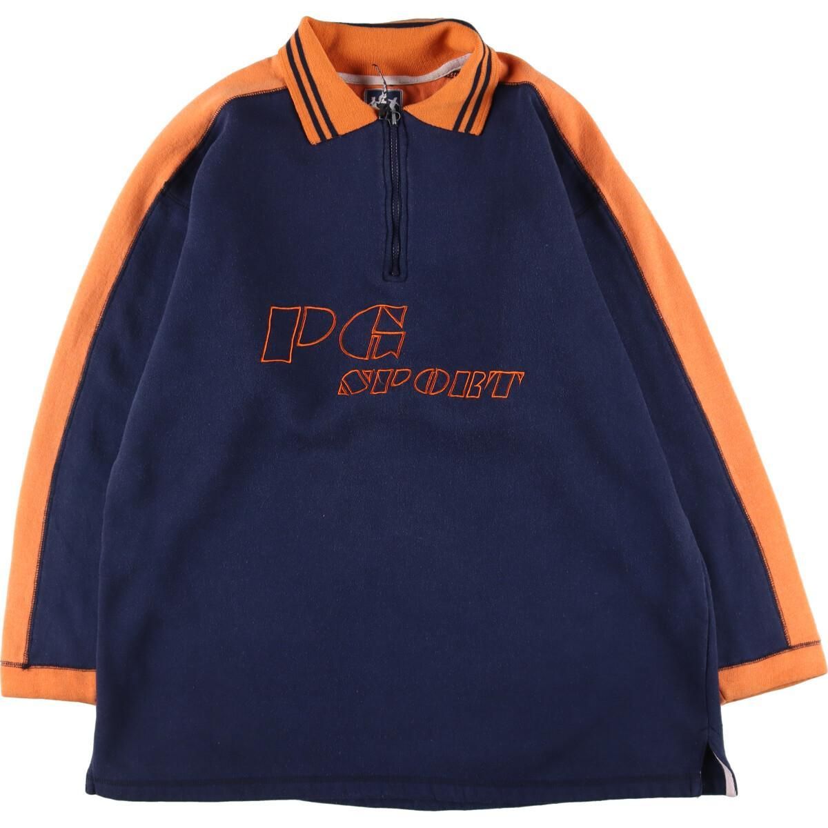 古着 PG-SPORT URBAN WEAR ハーフジップスウェットシャツ トレーナー メンズL /eaa313269 【中古】/eaa313269