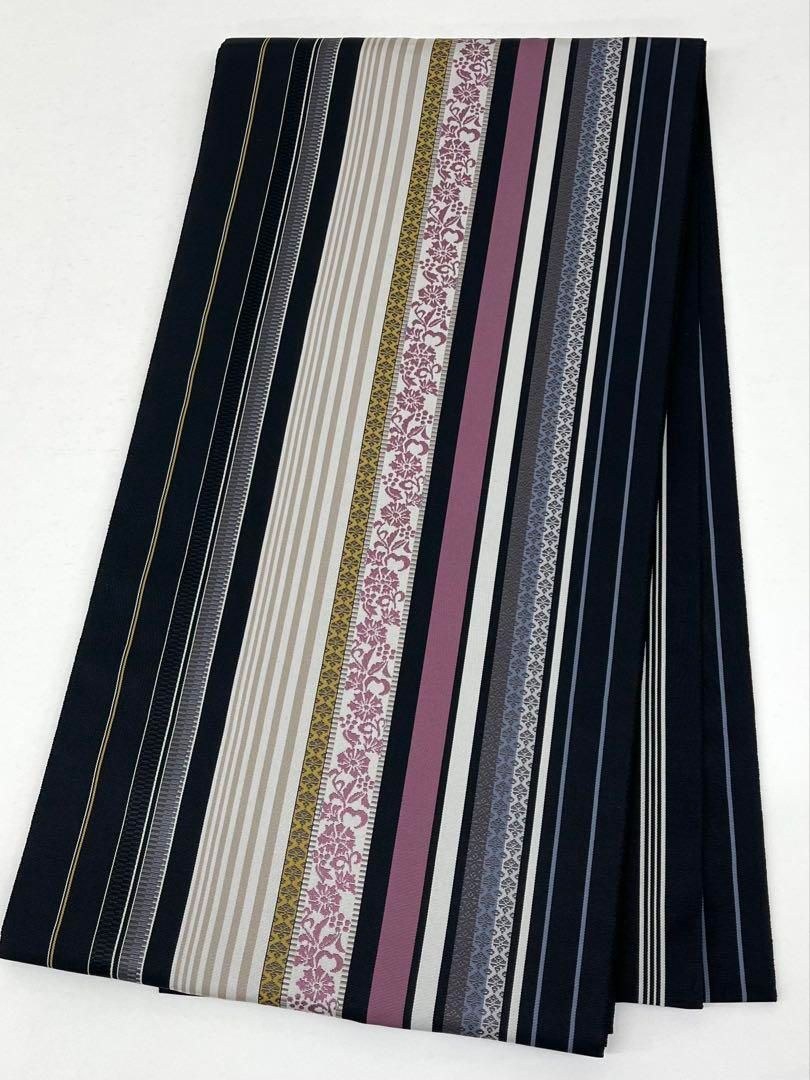 博多織 リバーシブル 全通 袋帯 献上柄 金糸 銀糸 正絹 - メルカリ