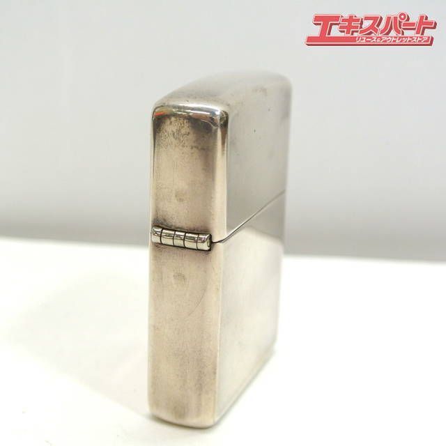 Zippo 1992 STERLING USA ジッポ スターリング レザーケース付き 