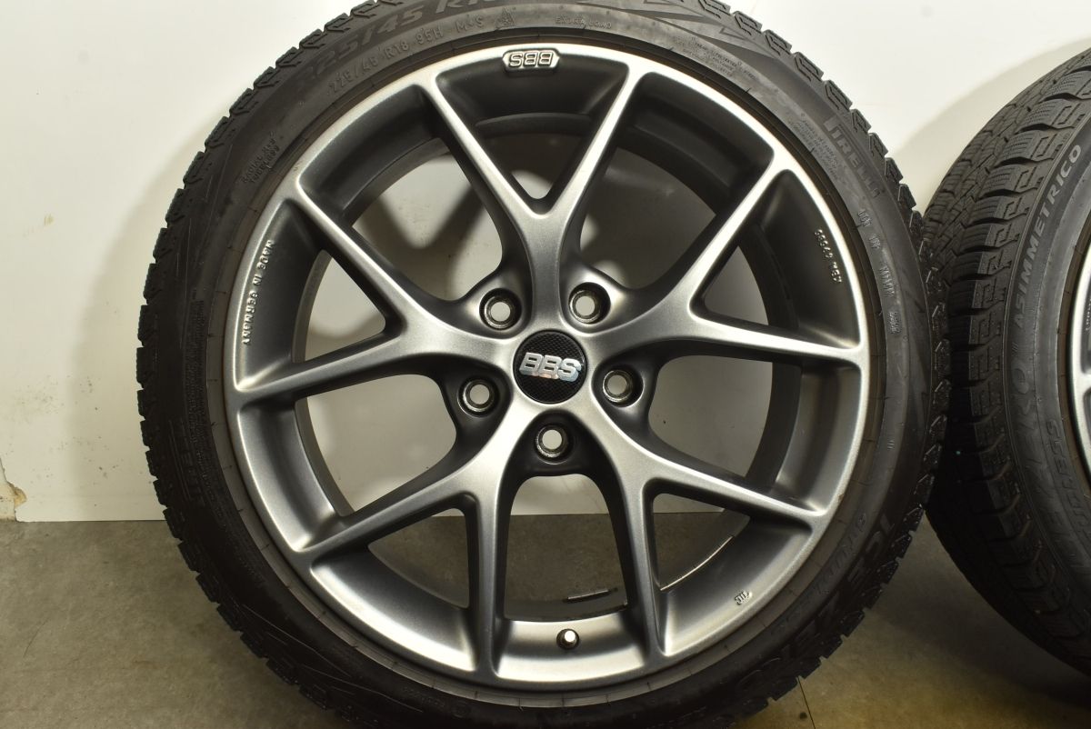 良好品 BBS ジャーマニー SR014 18in 8J 32 PCD120 ピレリ アイスゼロ アシンメトリコ 225 45R18 BMW F30 3シリーズ F32 4シリーズ FFCRYSTALESIA_COM