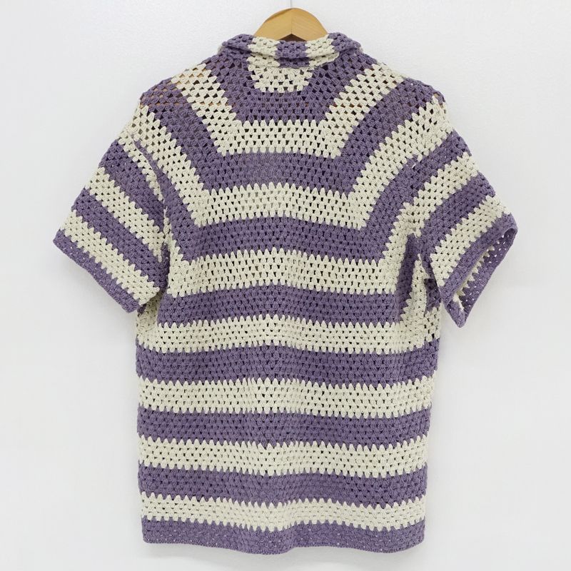 三重店】BODE｜ボーディ FLAGSHIP CROCHET SHIRT 半袖シャツ 