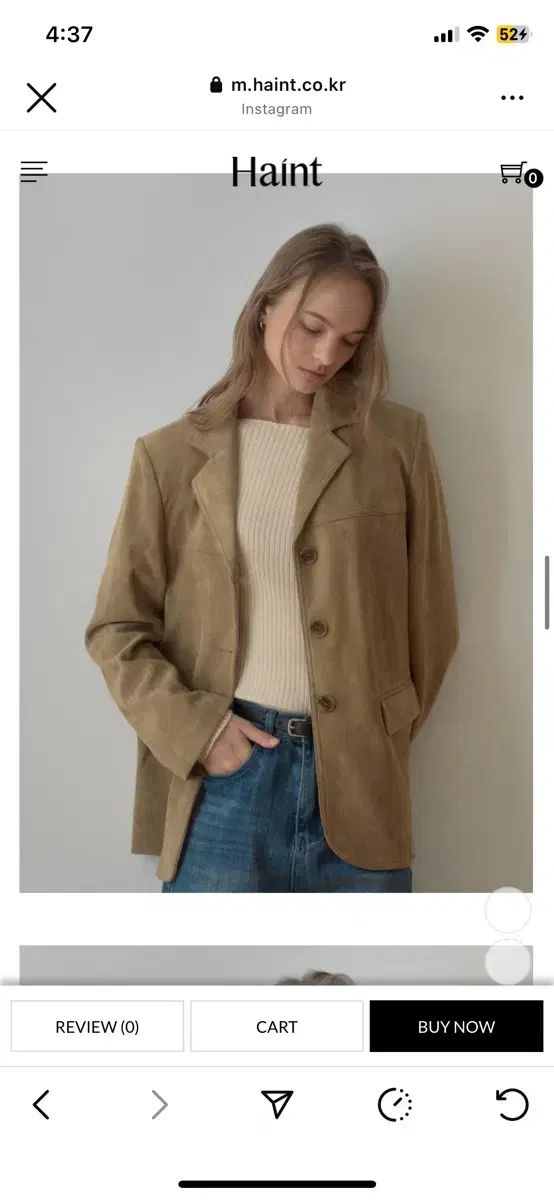 ヘインツ バター スウェード ジャケット