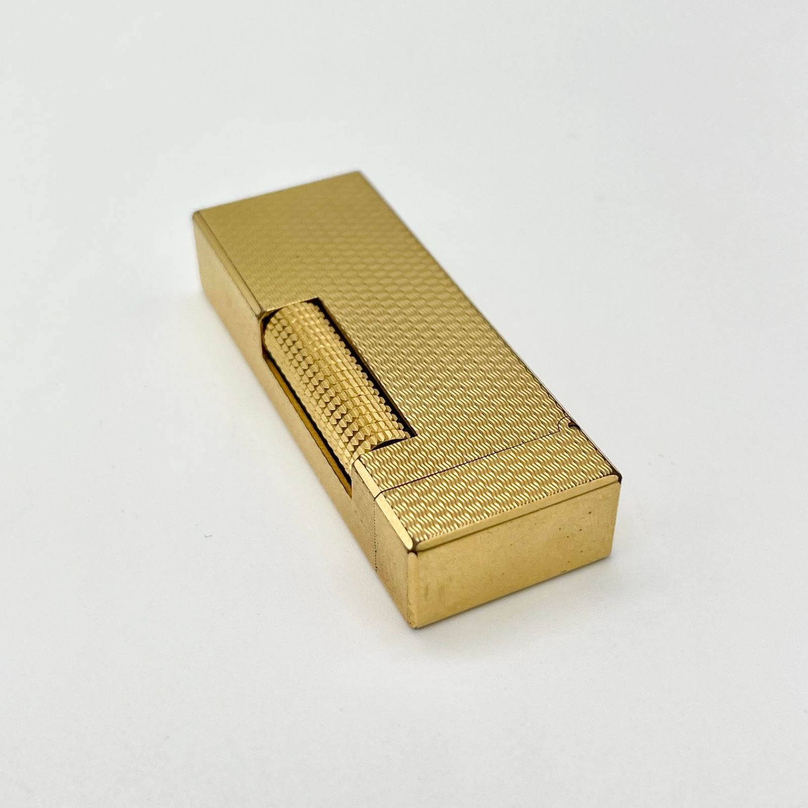 着火未確認】dunhill ダンヒル ローラー ガスライター ゴールド