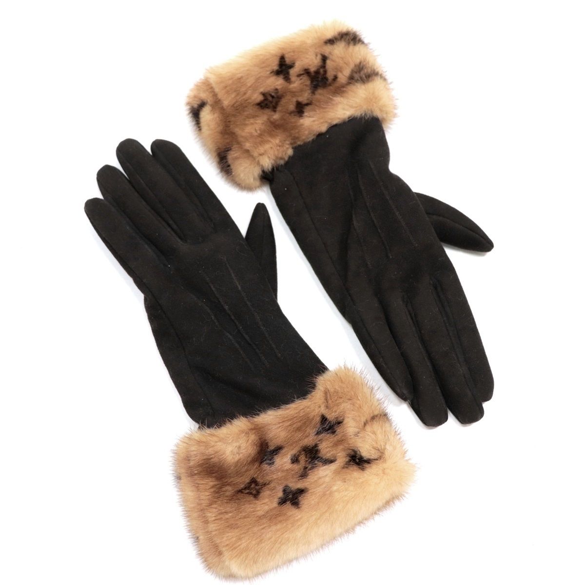 ルイヴィトンミンク手袋